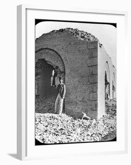 The Ruins of the Mahdi's Tomb in Omdurman, Sudan, C1898-Newton & Co-Framed Photographic Print