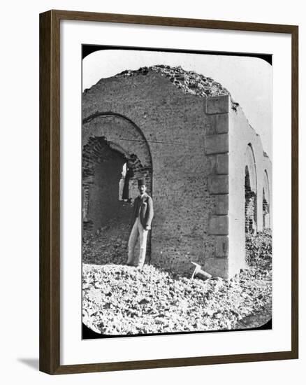 The Ruins of the Mahdi's Tomb in Omdurman, Sudan, C1898-Newton & Co-Framed Photographic Print