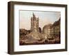 The Ruins of the Old Kreuzkirche, Dresden-Bernardo Bellotto-Framed Giclee Print