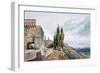 The Ruins of the Roman Theatre at San Gimignano-John Fulleylove-Framed Giclee Print