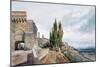 The Ruins of the Roman Theatre at San Gimignano-John Fulleylove-Mounted Giclee Print