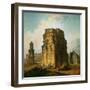 The Ruins of the Roman Triumphal Arch and the Theatre at Orange-Hubert Robert-Framed Giclee Print