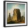 The Ruins of the Roman Triumphal Arch and the Theatre at Orange-Hubert Robert-Framed Giclee Print