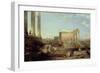 The Ruins of the Temple of the Sun at Baalbec, 1861-David Roberts-Framed Giclee Print