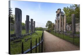 The Ruins, Originally from Leptis Magna, a Roman Town Near Tripoli-Charlie Harding-Stretched Canvas