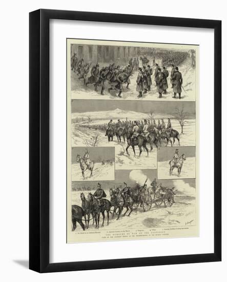 The Rumours of War on the Continent-Godefroy Durand-Framed Giclee Print