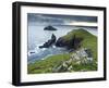 The Rumps, Pentire Point, Cornwall, England, United Kingdom, Europe-Jeremy Lightfoot-Framed Photographic Print