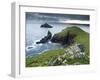 The Rumps, Pentire Point, Cornwall, England, United Kingdom, Europe-Jeremy Lightfoot-Framed Photographic Print