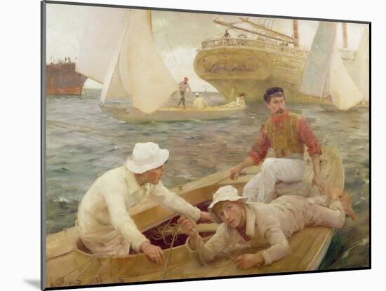 The Run Home, 1902-Henry Scott Tuke-Mounted Giclee Print