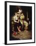 The Runaway (or Runaway Boy and Clown)-Norman Rockwell-Framed Giclee Print