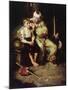 The Runaway (or Runaway Boy and Clown)-Norman Rockwell-Mounted Giclee Print