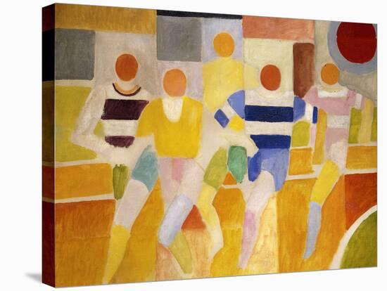 The Runners, 1926-Robert Delaunay-Stretched Canvas