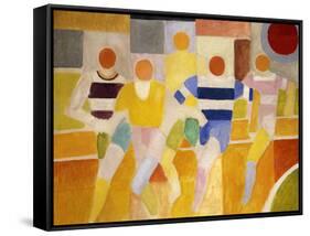 The Runners, 1926-Robert Delaunay-Framed Stretched Canvas