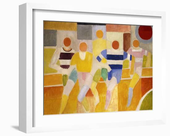 The Runners, 1926-Robert Delaunay-Framed Giclee Print