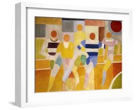 The Runners, 1926-Robert Delaunay-Framed Giclee Print