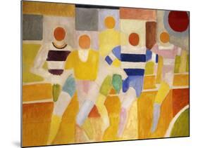 The Runners, 1926-Robert Delaunay-Mounted Giclee Print