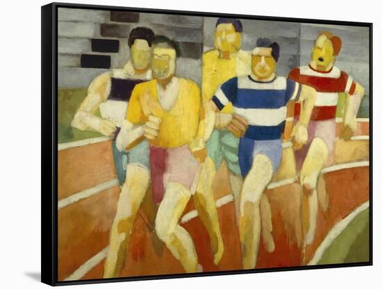 The Runners, C.1924-Robert Delaunay-Framed Stretched Canvas