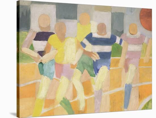 The Runners, c.1924-Robert Delaunay-Stretched Canvas