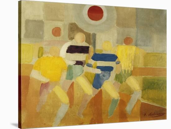 The Runners on Foot, C.1920-Robert Delaunay-Stretched Canvas