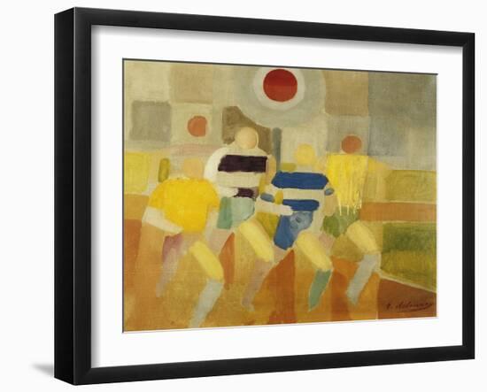 The Runners on Foot, C.1920-Robert Delaunay-Framed Giclee Print