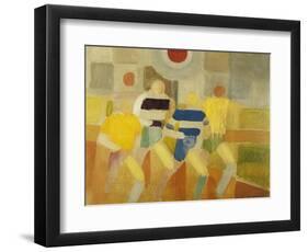 The Runners on Foot-Robert Delaunay-Framed Giclee Print