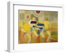 The Runners on Foot-Robert Delaunay-Framed Giclee Print