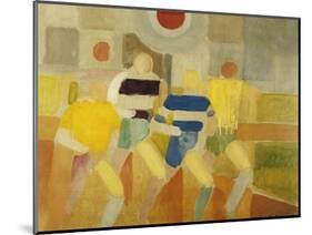 The Runners on Foot-Robert Delaunay-Mounted Giclee Print