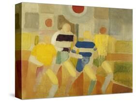The Runners on Foot-Robert Delaunay-Stretched Canvas