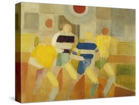 The Runners on Foot-Robert Delaunay-Stretched Canvas