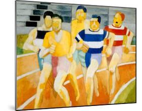 The Runners-Robert Delaunay-Mounted Giclee Print