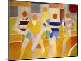 The Runners-Robert Delaunay-Mounted Giclee Print