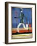 The Running Man (Oil on Canvas)-Kazimir Severinovich Malevich-Framed Giclee Print