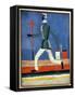 The Running Man (Oil on Canvas)-Kazimir Severinovich Malevich-Framed Stretched Canvas