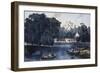 The Rural Lake-Currier & Ives-Framed Giclee Print