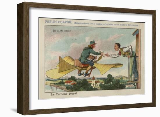 The Rural Postman in the Year 2000-null-Framed Giclee Print