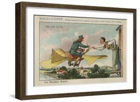 The Rural Postman in the Year 2000-null-Framed Giclee Print