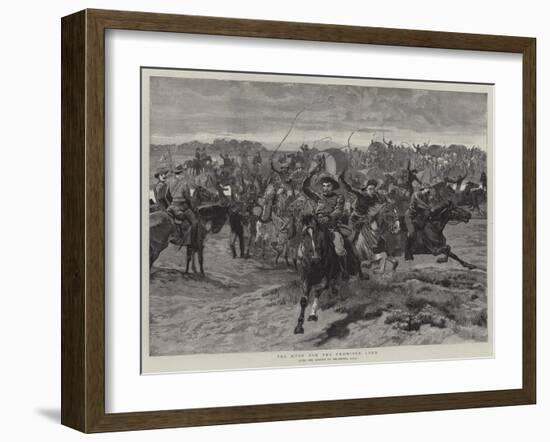 The Rush for the Promised Land-null-Framed Giclee Print