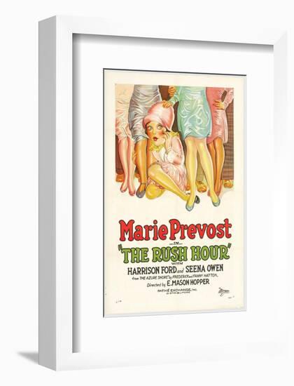 The Rush Hour - 1928-null-Framed Giclee Print