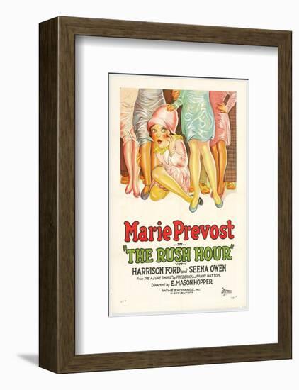 The Rush Hour - 1928-null-Framed Giclee Print