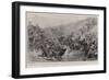 The Rush to Kimberley, the 10th Hussars Crossing Klip Drift-John Charlton-Framed Giclee Print