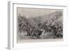 The Rush to Kimberley, the 10th Hussars Crossing Klip Drift-John Charlton-Framed Giclee Print