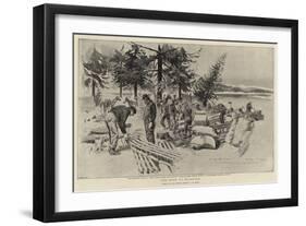 The Rush to Klondyke-Charles Edwin Fripp-Framed Giclee Print