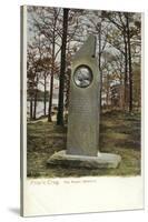 The Ruskin Memorial, Friar's Crag, Lake District-null-Stretched Canvas