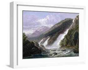 The Russell Falls, Tasmania-John Haughton Forrest-Framed Giclee Print