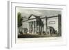 The Russell Institution, Great Coram Street, Bloomsbury, London, 1828-J Carter-Framed Giclee Print