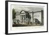 The Russell Institution, Great Coram Street, Bloomsbury, London, 1828-J Carter-Framed Giclee Print