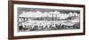 The Russian Army Besieging Narva in 1700-null-Framed Giclee Print