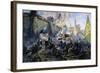 The Russian Army Capturing Narva on May 11, 1558, 1956-Alexander Blinkov-Framed Giclee Print