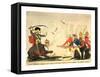 The Russian Bear and Her Invincible Rider Encountering the British Legion-null-Framed Stretched Canvas