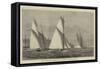 The Russian Circular Yacht Popovotchka-William Edward Atkins-Framed Stretched Canvas